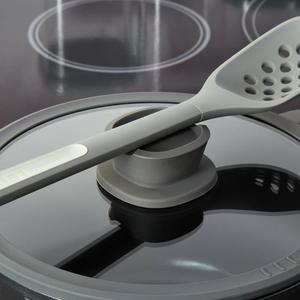 BergHOFF Leo Stone+ Nonstick Ceramic 2.1qt. Saucepan w/ Glass Lid alternate view