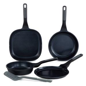 BergHOFF Leo Stone+ 5pc. Nonstick Ceramic Specialty Pan Set