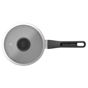 BergHOFF Leo Glints Nonstick Ceramic 7in. Saucepan with Glass Lid alternate view