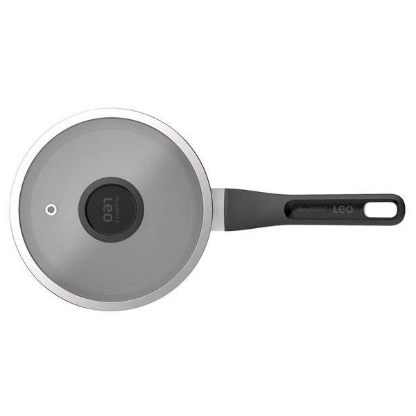 BergHOFF Leo Glints Nonstick Ceramic 7in. Saucepan with Glass Lid alternate view