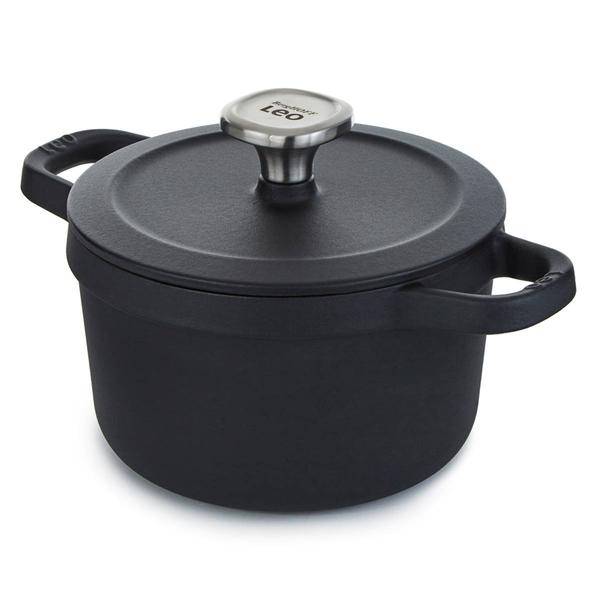 BergHOFF Graphite Enameled Cast Iron 8in. Covered Stockpot