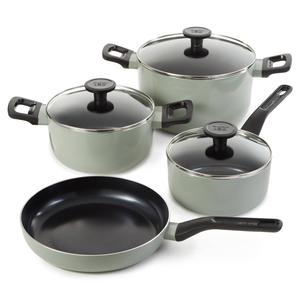 BergHOFF Leo Glints Sage Non-Stick Ceramic 7pc. Cookware Set