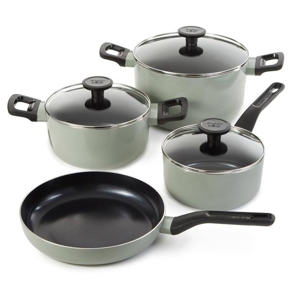 BergHOFF Leo Glints Sage Non-Stick Ceramic 7pc. Cookware Set