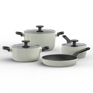 BergHOFF Leo Glints Sage Non-Stick Ceramic 7pc. Cookware Set alternate view