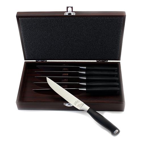 BergHOFF 6pc. Steak Set & Wooden Case