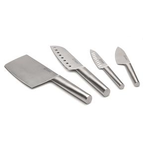 BergHOFF Straight 4pc. Santoku Knife Set with Hollow Handles