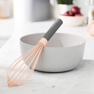 BergHOFF Leo Pink and Grey Silicone Whisk alternate view