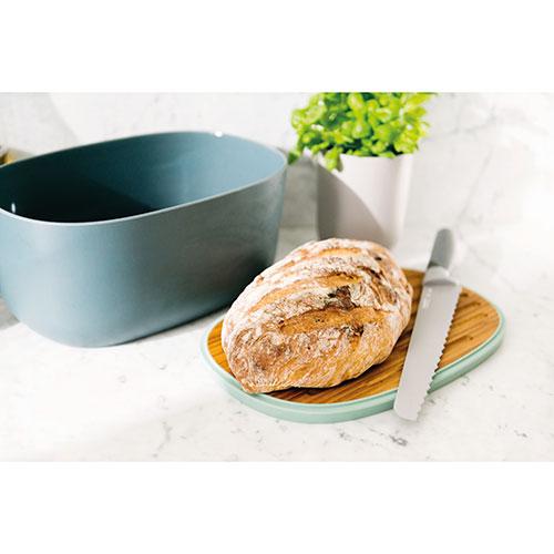 BergHOFF Leo Natural Bamboo Covered Bread Box & Cutting Board alternate view