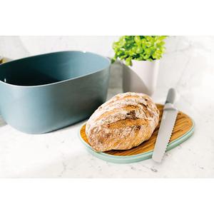 BergHOFF Leo Natural Bamboo Covered Bread Box & Cutting Board alternate view