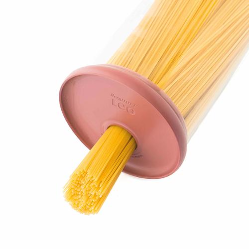 BergHOFF Leo Pink Glass Pasta Container alternate view