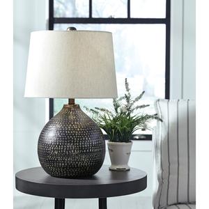 Signature Design by Ashley Black And Gold Metal Table Lamp alternate view