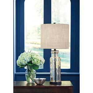Signature Design by Ashley Laurentia Glass Table Lamp