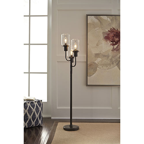 Signature Design By Ashley Jaak Metal Floor Lamp