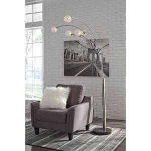 Signature Design by Ashley Marble Arc Floor Lamp
