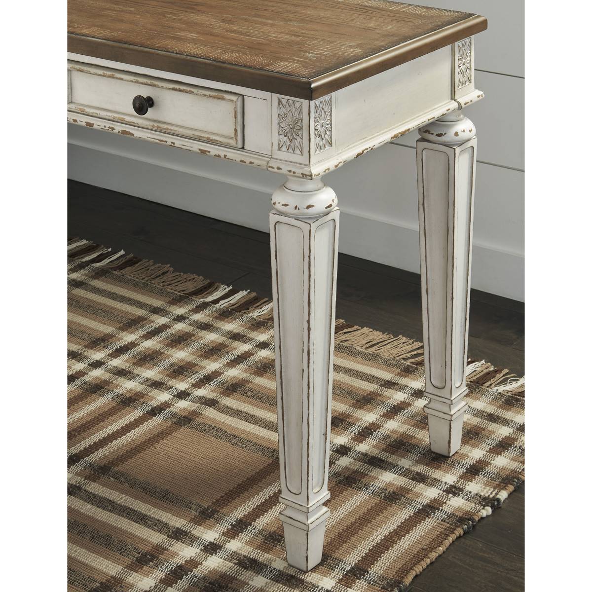 Signature Design By Ashley Realyn Home Office Desk Return