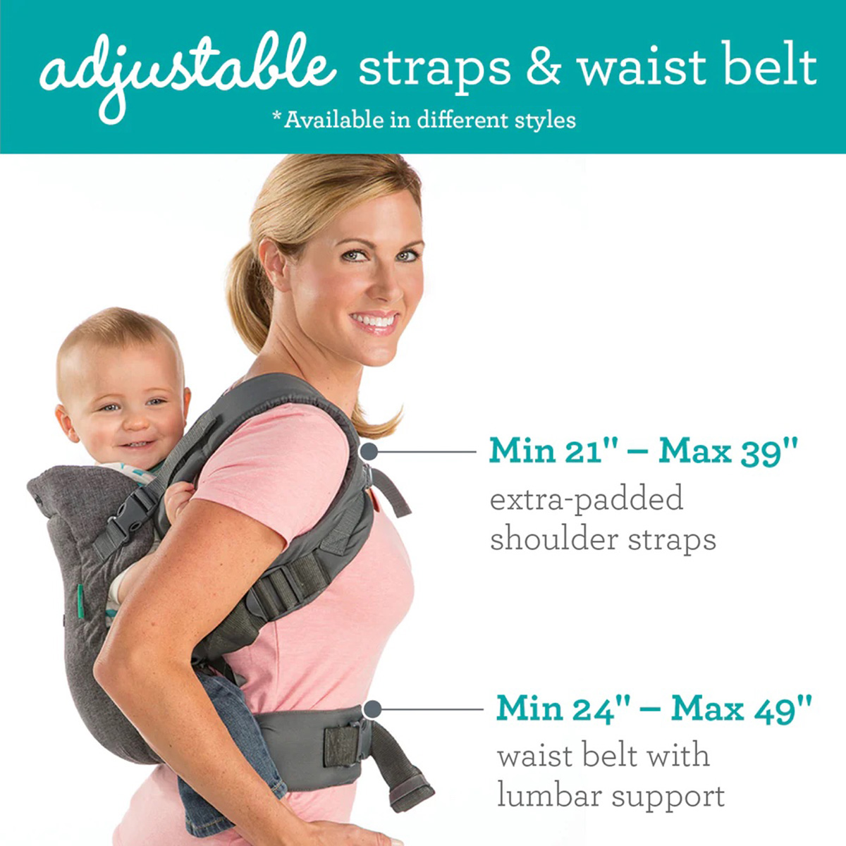 Baby Unisex Infantino Flip 4 In 1 Convertible Carrier(tm)