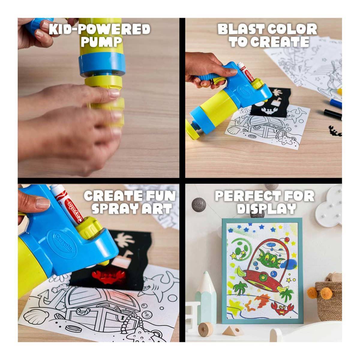 Crayola(R) Mini Maker Sprayer W/ Washable Markers