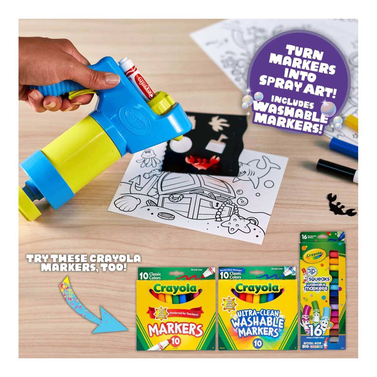 Crayola(R) Mini Maker Sprayer W/ Washable Markers