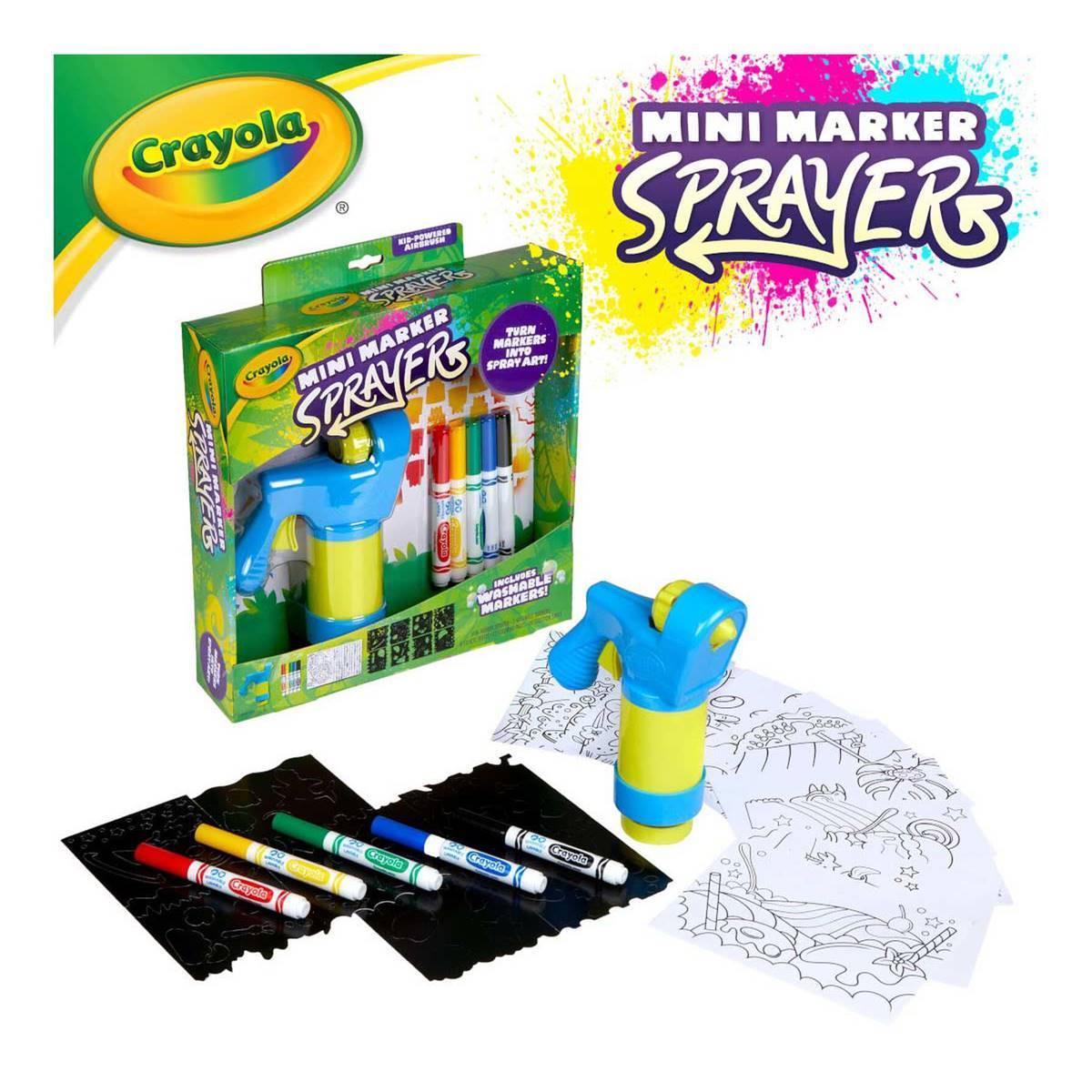 Crayola(R) Mini Maker Sprayer W/ Washable Markers