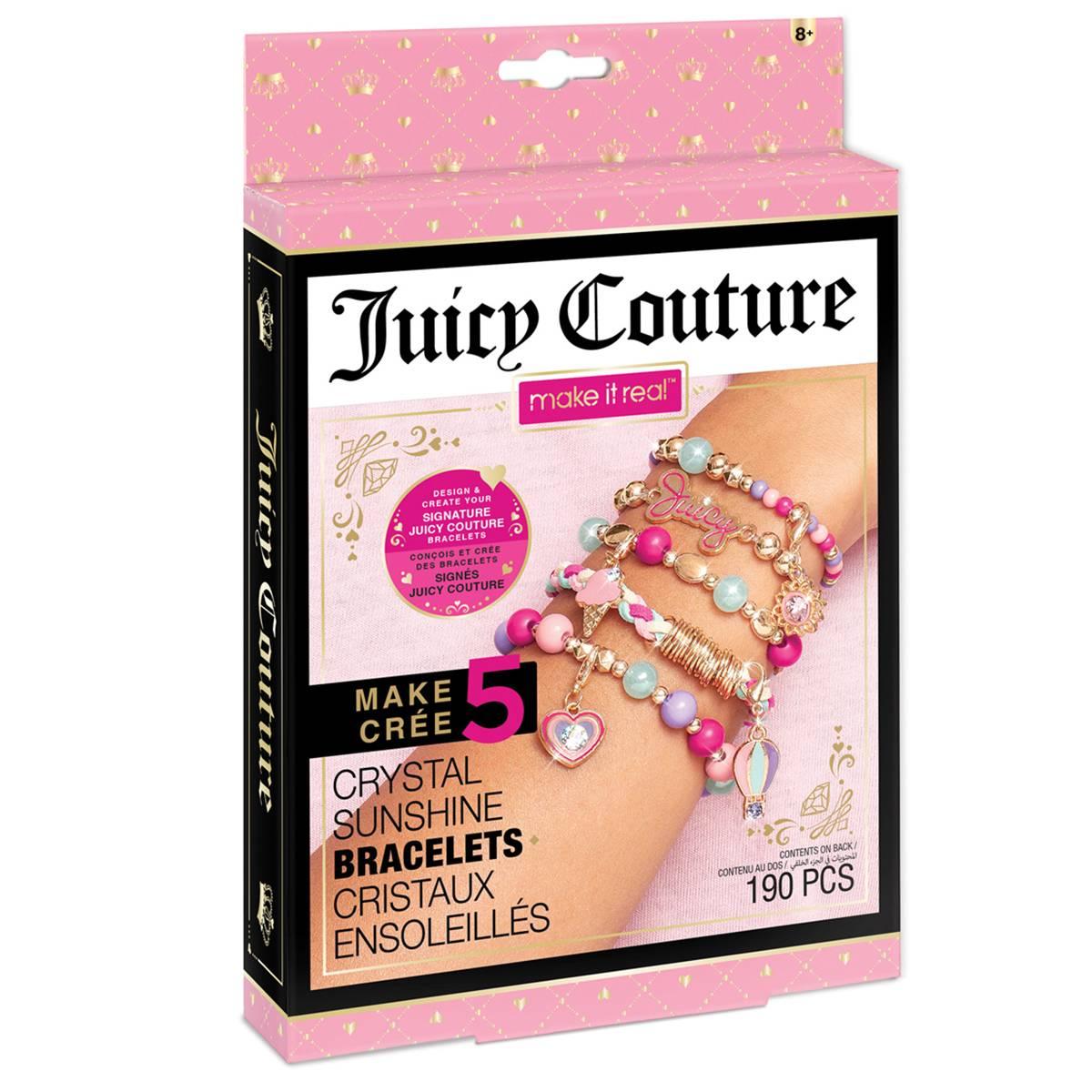 Juicy Couture Mini Crystal Sunshine Bracelets Kit Jewelry Kit, One Size, Multiple Colors