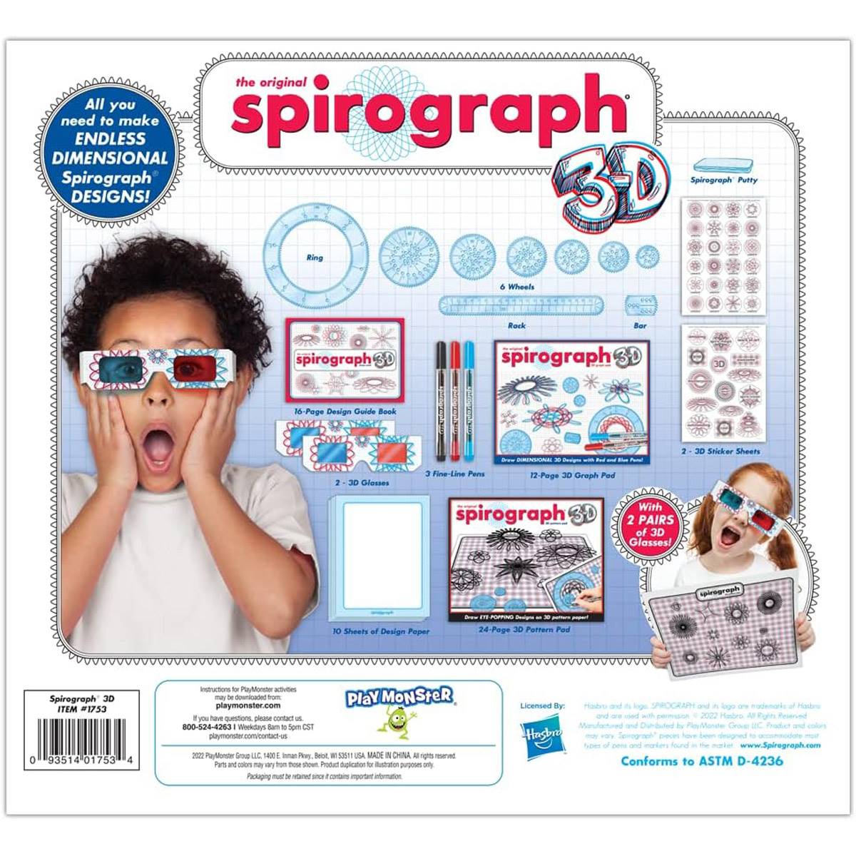 The Original Spirograph 3D