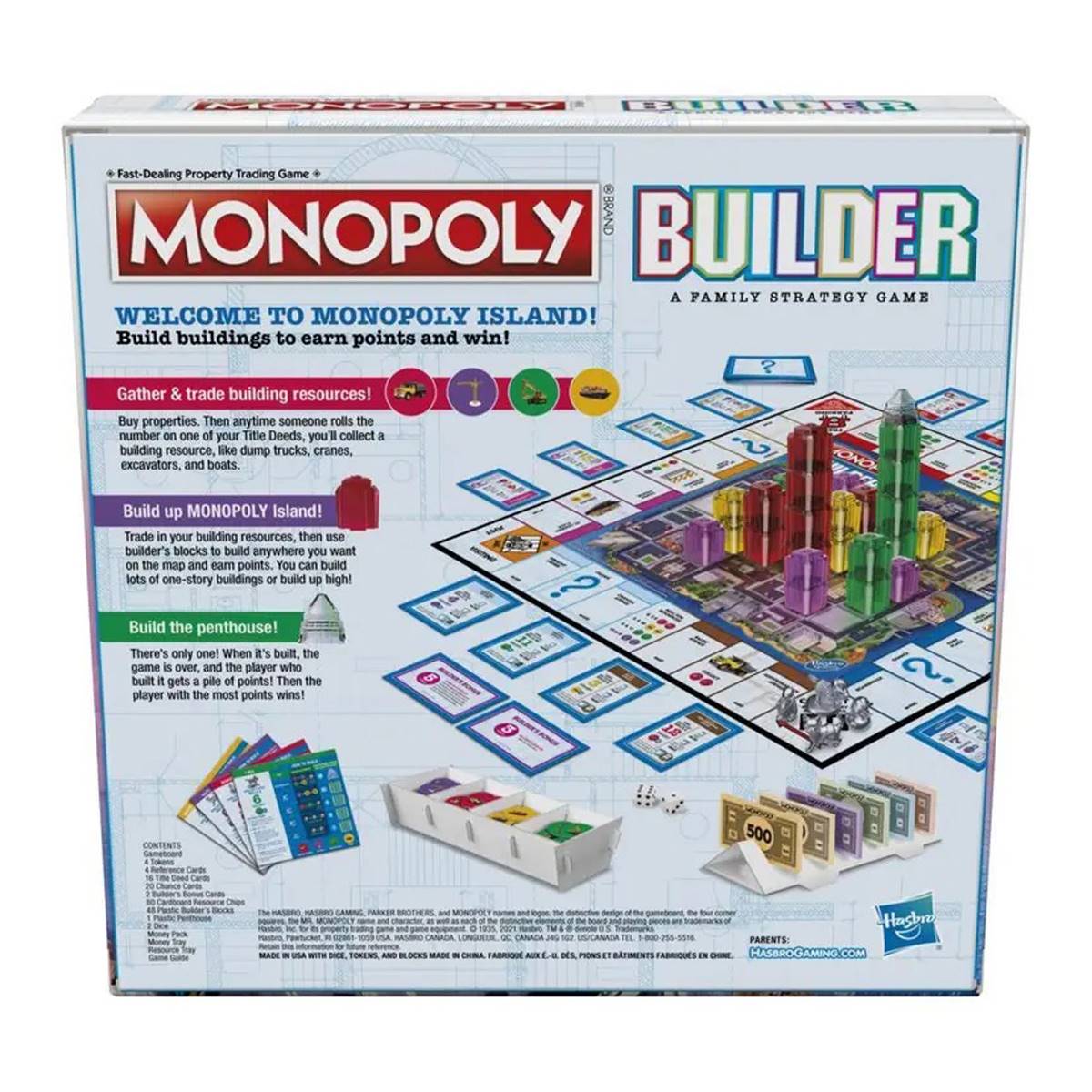 Hasbro Monopoly Builder Board Game