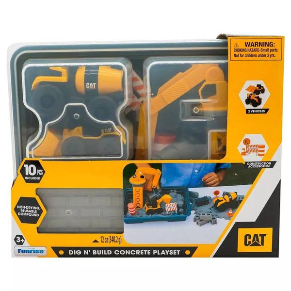 CAT Dig N Build Concreate Playset