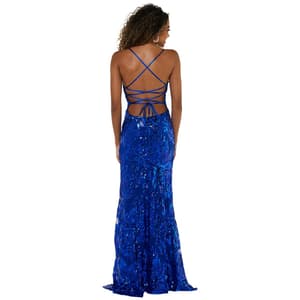 blush satin dress long Long Beaded Faux-Wrap Prom Dress with Strappy Back Sea Green / 12