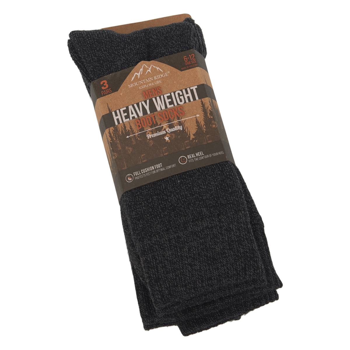 Mens Mountain Ridge(R) Heavyweight Boot Socks