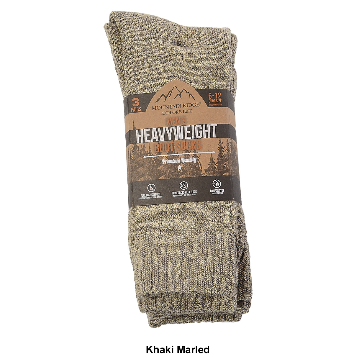 Mens Mountain Ridge(R) Heavyweight Boot Socks