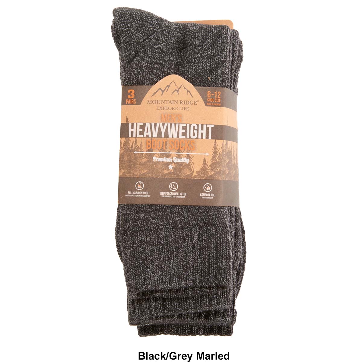 Mens Mountain Ridge(R) Heavyweight Boot Socks