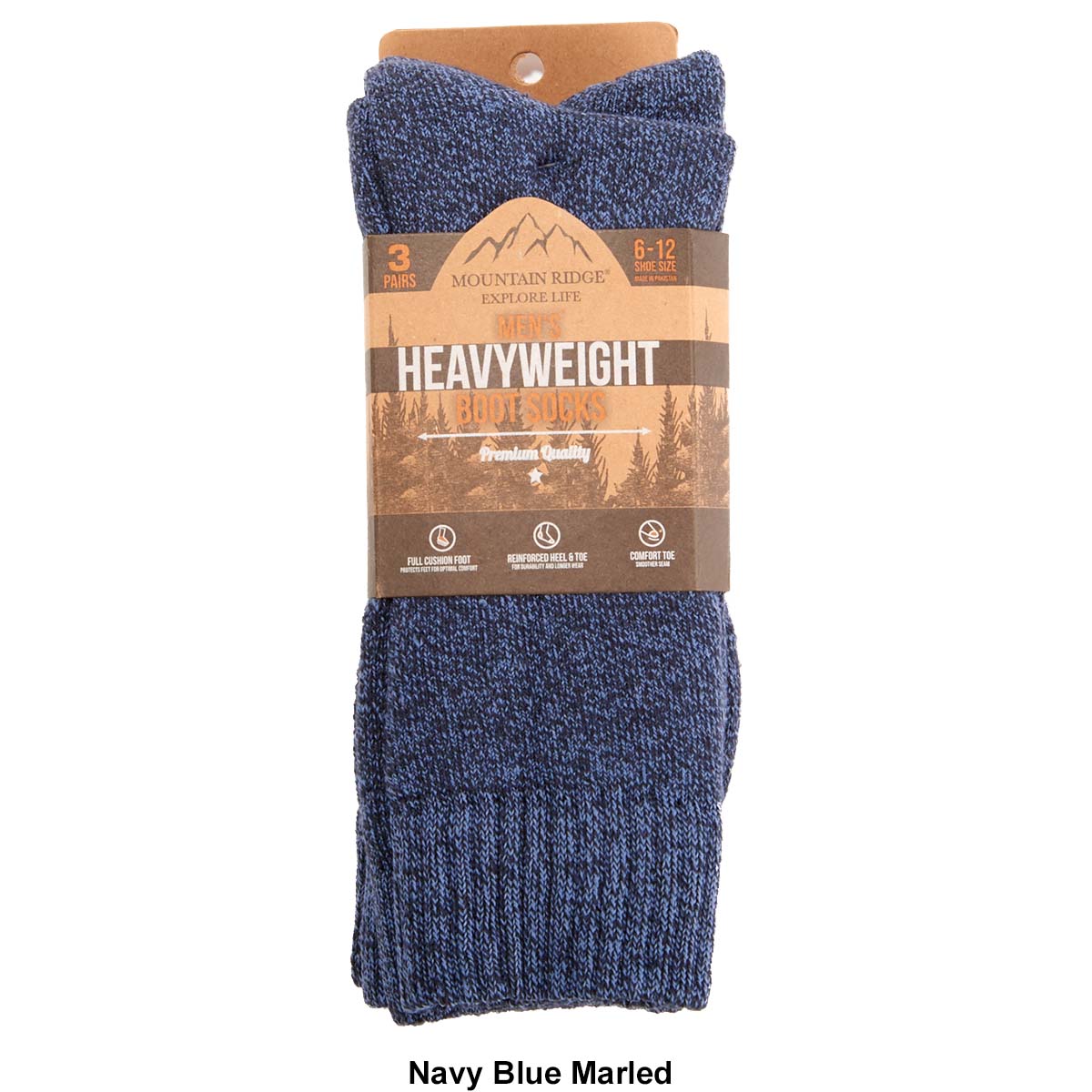 Mens Mountain Ridge(R) Heavyweight Boot Socks