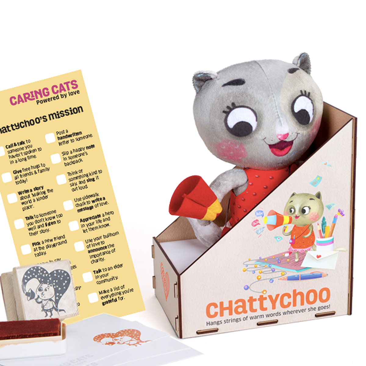 Chalk N Chuckles Chatty Choo Plush