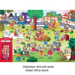 Chalk N Chuckles Chatty Choo Puzzle alternate view