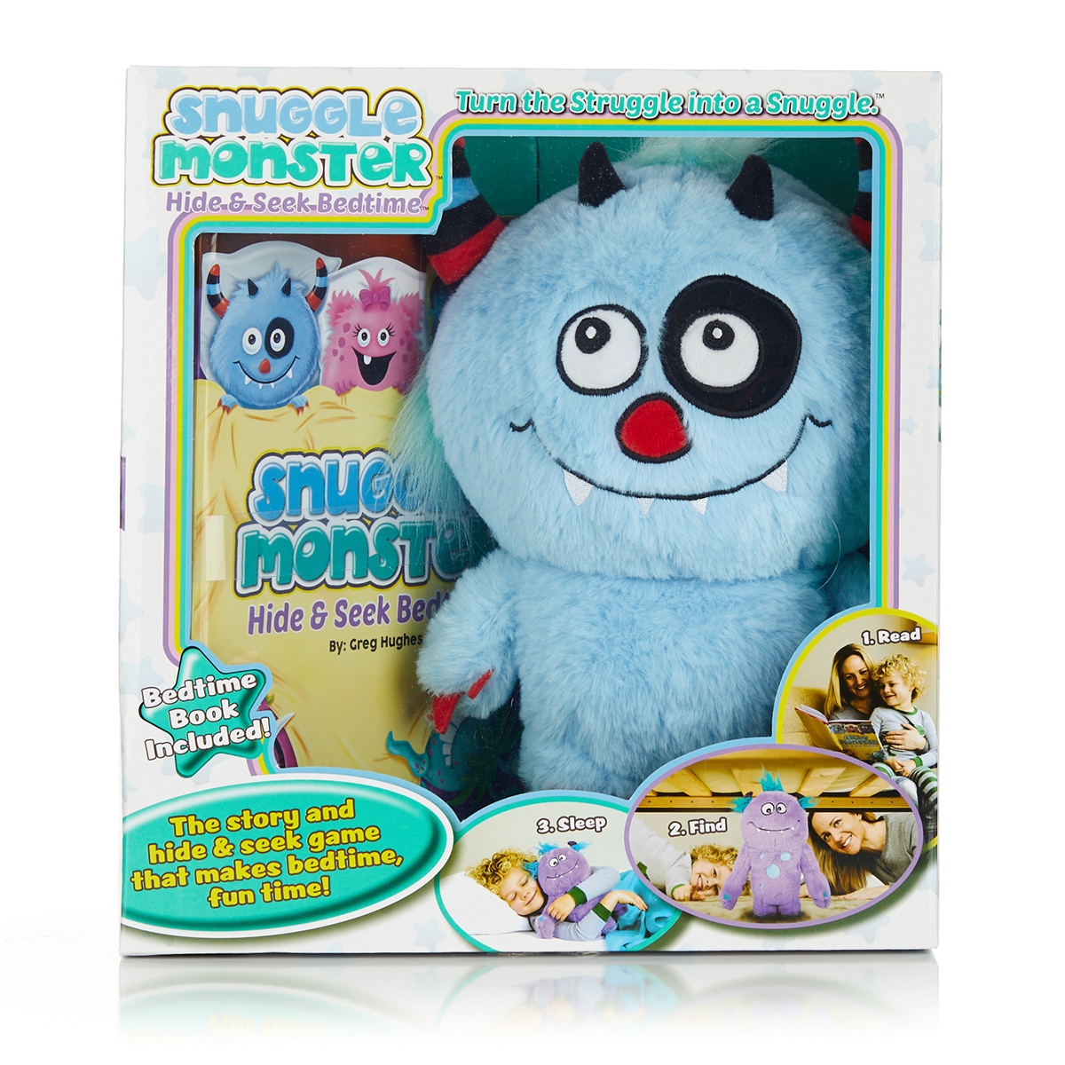 Continuum Games Blue Snuggle Monster Hide & Seek Bedtime