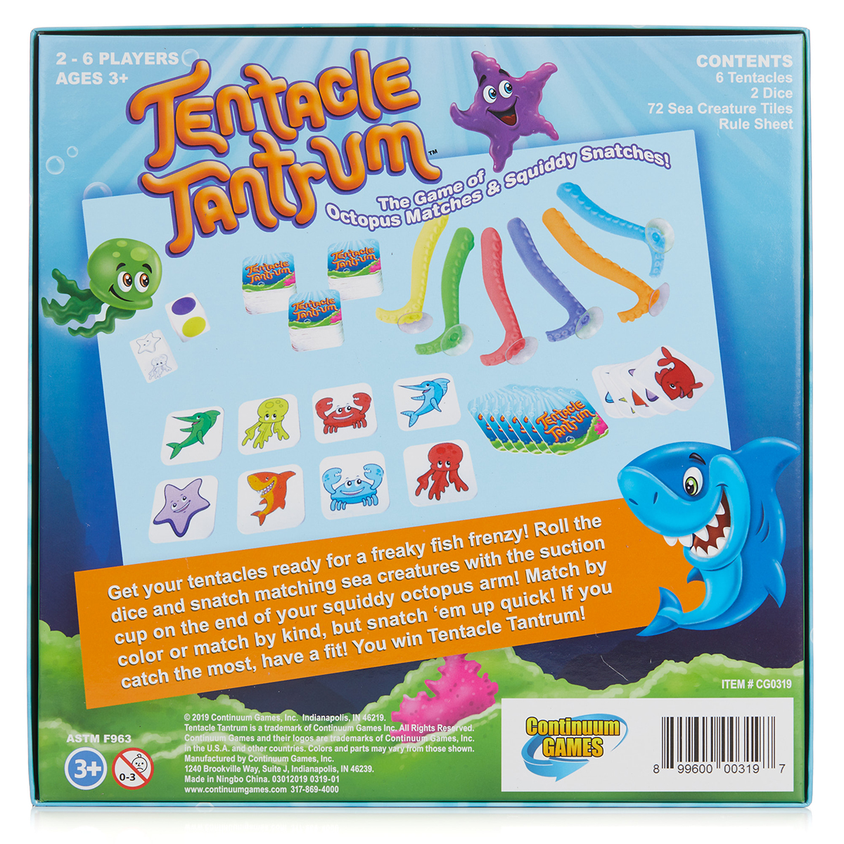 Continuum Games Tentacle Tantrum