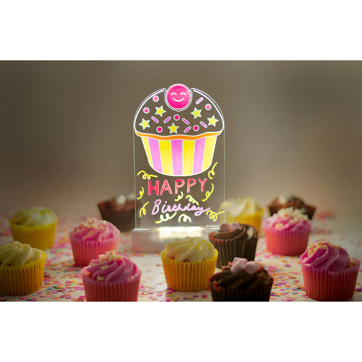 Lumenico Cup Cake Emoji Notes