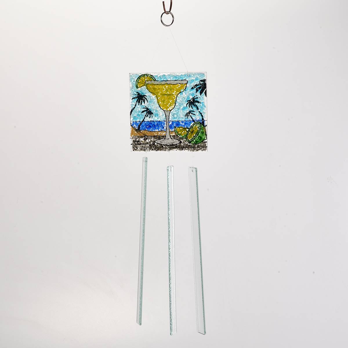 Margarita Fused Glass Wind Chime