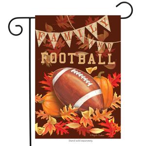 Briarwood Lane Family & Football Garden Flag