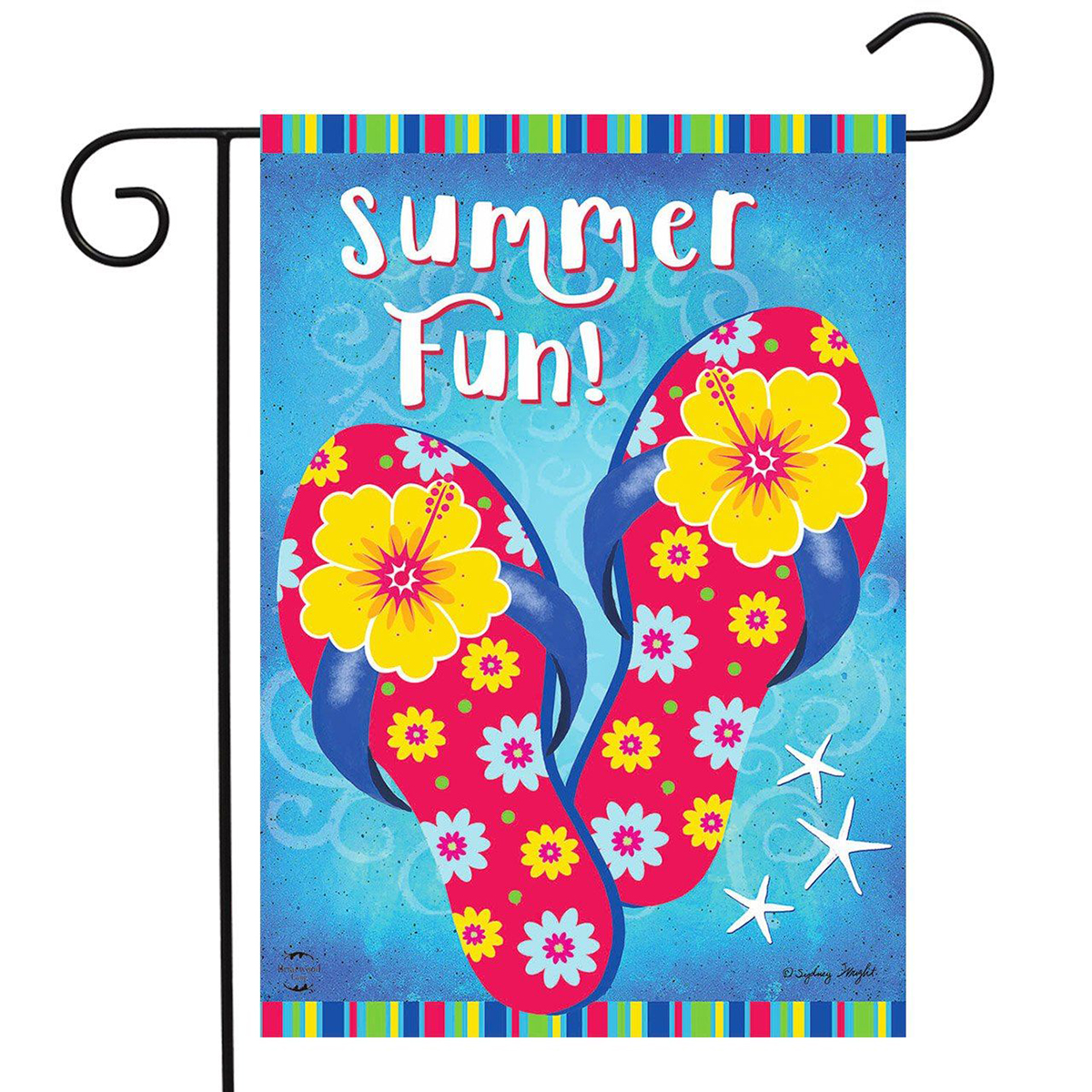 Briarwood Lane Summer Fun Flip Flops Garden Flag