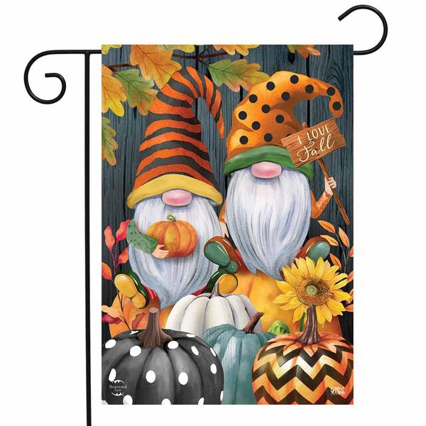 Briarwood Lane Fall Gnomes Humor Garden Flag