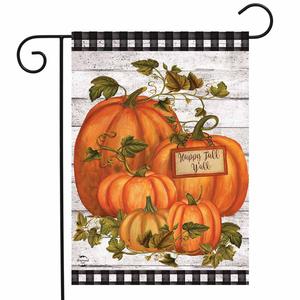 Briarwood Lane Happy Fall Y'all Pumpkin Farmhouse Garden Flag