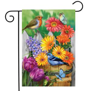 Birds & Blooms Garden Flag