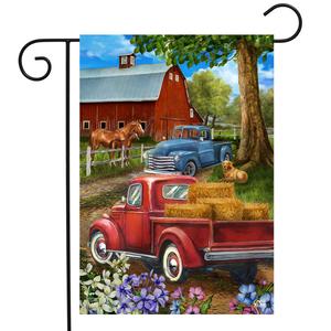 Country Lane Garden Flag