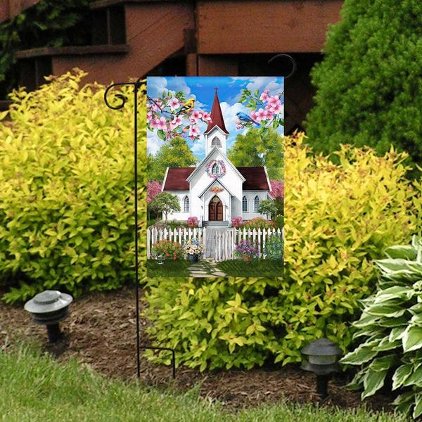 Briarwood Lane Church in Spring Garden Flag alternate view
