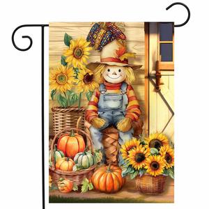 Briarwood Lane Country Scarcrow Garden Flag