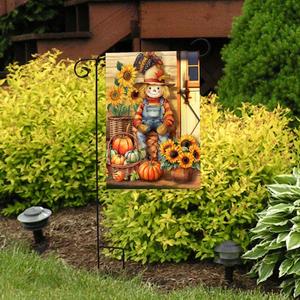 Briarwood Lane Country Scarcrow Garden Flag alternate view