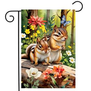 Briarwood Lane Chipmunks Garden Flag