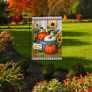 Briarwood Lane Autumn Blessing Bushel Garden Flag alternate view