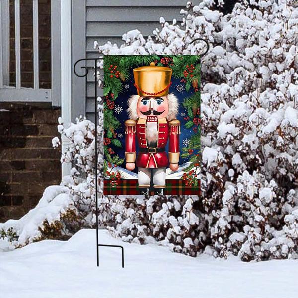 Briarwood Lane Wooden Nutcracker Garden Flag alternate view